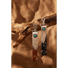 Concho Delight Hair-On Key Fob - Brown & White — product image 1