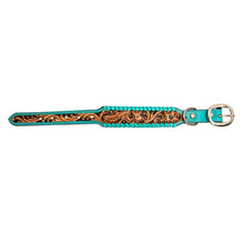 Acety Hand-Tooled Leather Dog Collar — product image 5