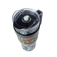 Concho Crest Tooled Tumbler - Black — product image 6