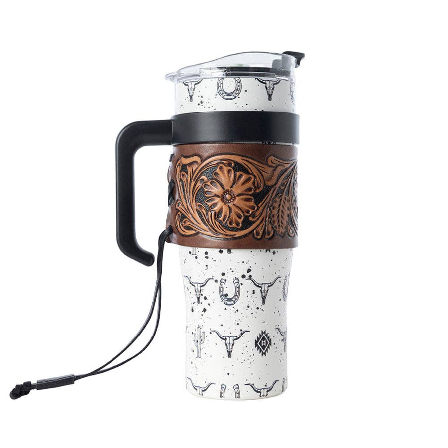 Westmark Tooled Tumbler - White