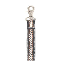 Braided Buckle Hair-On Key Fob - Dusty Bronze — product image 2