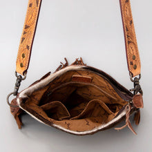Tooled Cowhide Fringe Crossbody Bag — product image 6