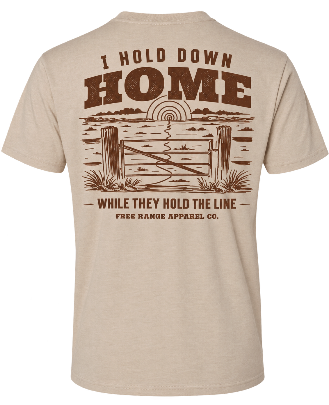 I Hold Down Home - T-Shirt — back view