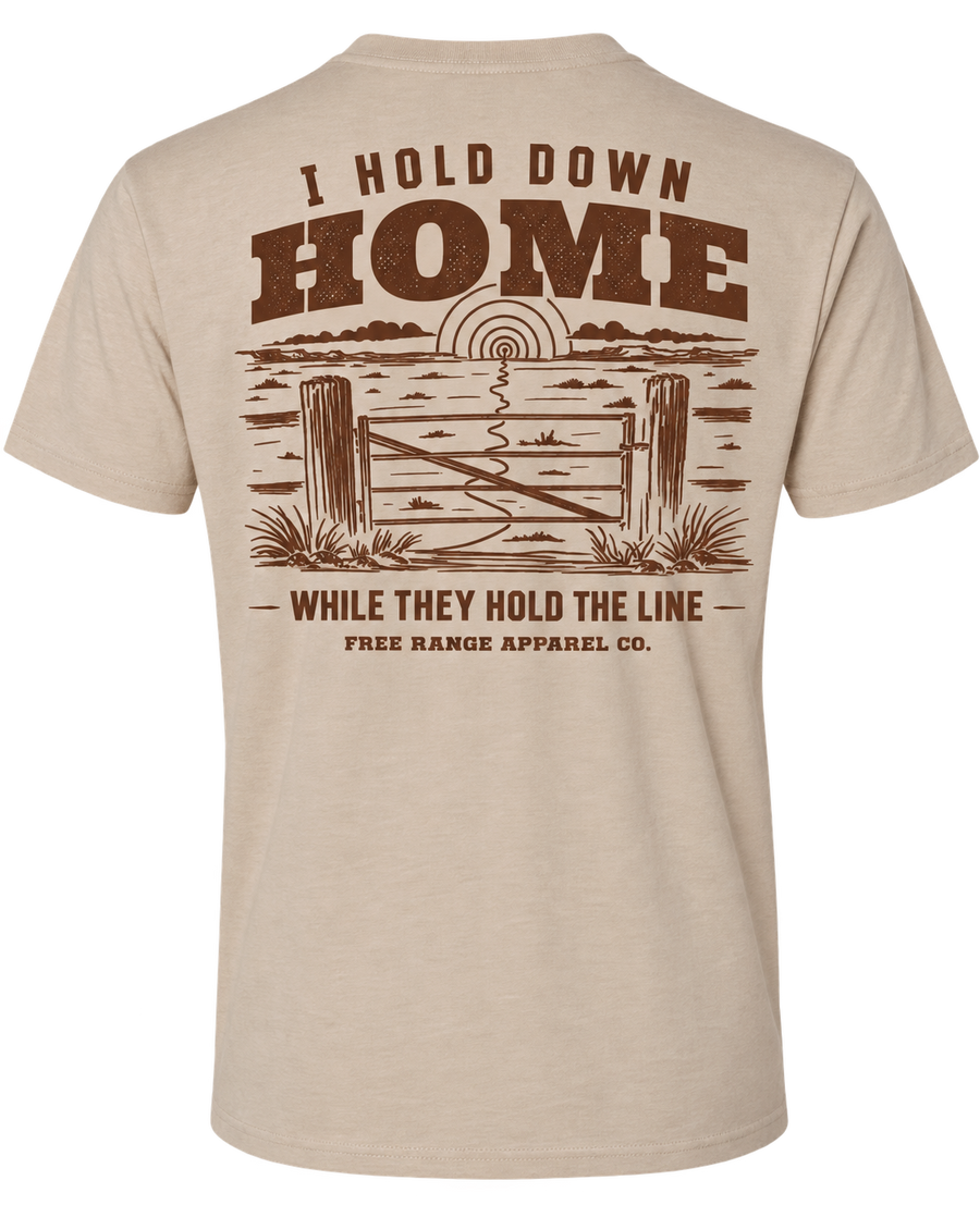 I Hold Down Home - T-Shirt — back view