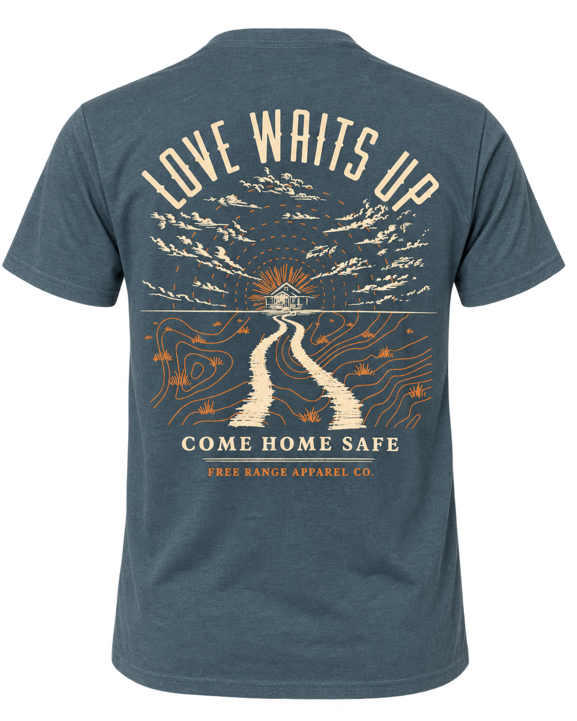 Love Waits Up - T-Shirt — back view