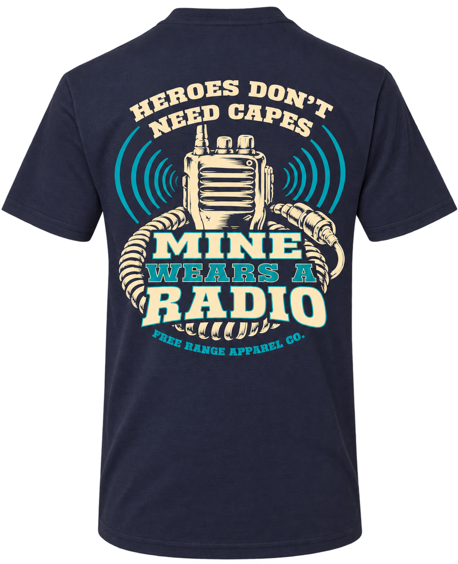 Mine Wears a Radio - Youth - T-Shirt