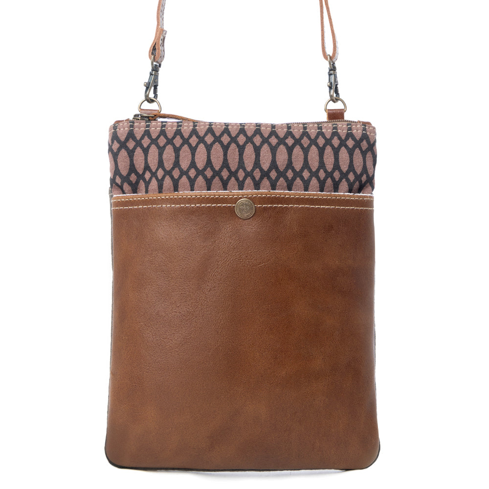 Honey Bee Print Crossbody Bag