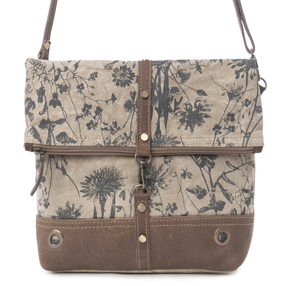 Tazzie Floral Accent Crossbody Bag