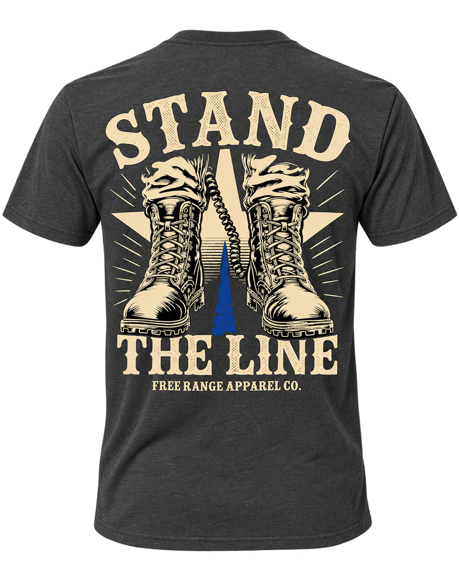 Stand the Line - T-Shirt — back view