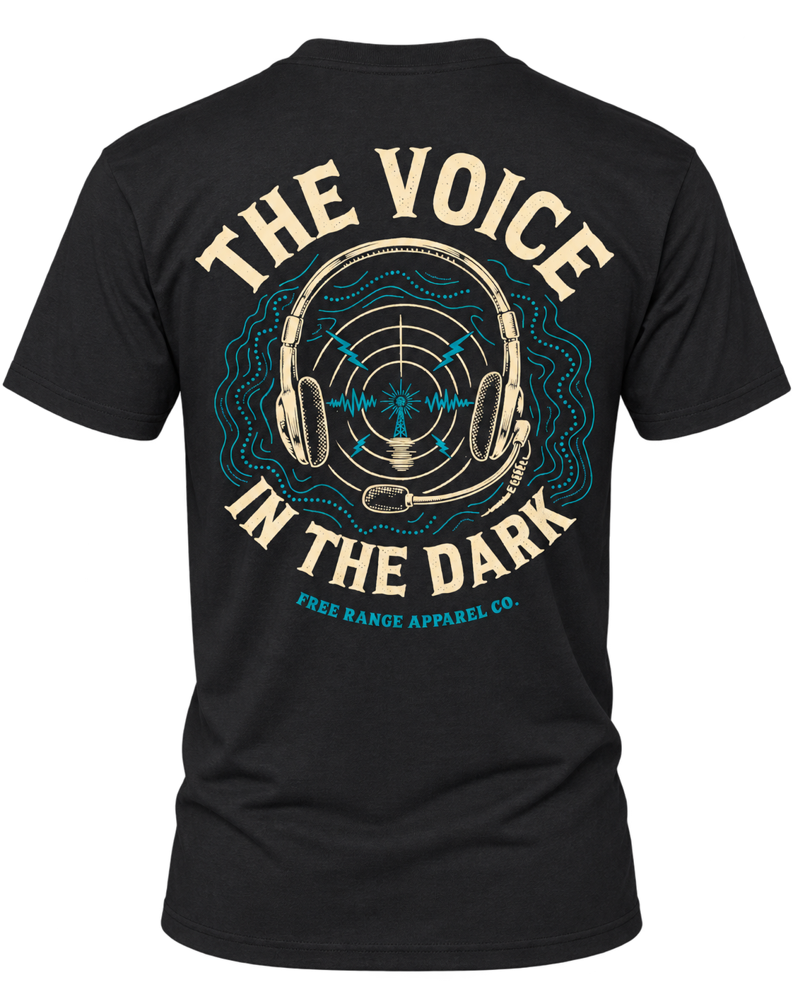 The Voice in the Dark - T-Shirt — back view