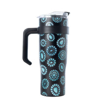 Concho Crest Tooled Tumbler - Black — product image 9