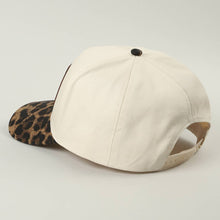 Howdy Darlin' Leopard Brim Trucker Hat - Beige — product image 6