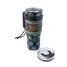 Concho Crest Tooled Tumbler - Black — product image 5