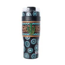 Concho Crest Tooled Tumbler - Black — product image 2