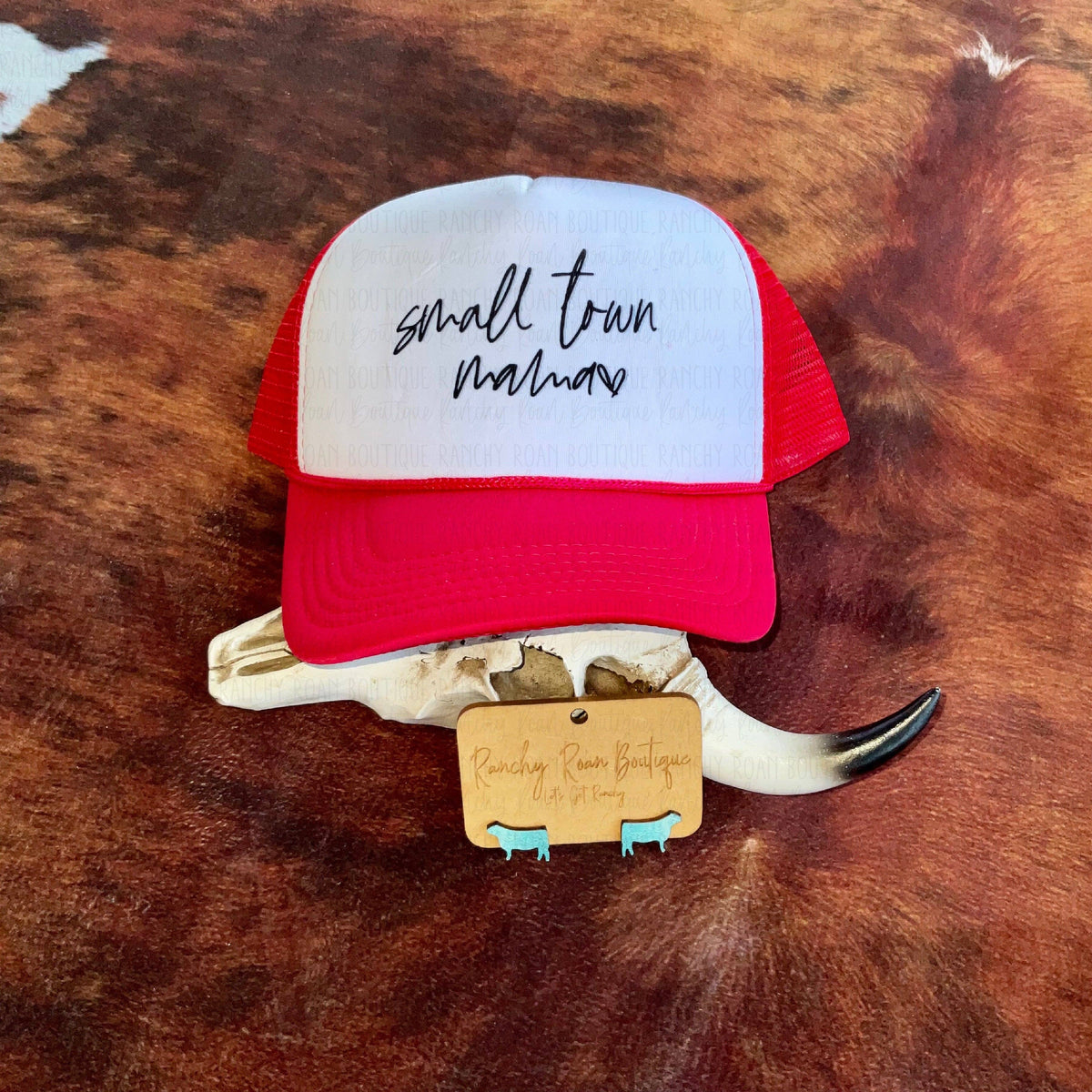 Small Town Mama Western Foam Trucker Hat