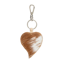 Heart's Love Hair-On Key Fob - Caramel — product image 2