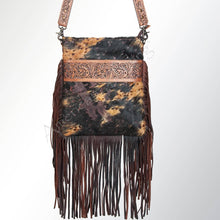 Tooled Cowhide Fringe Crossbody Bag — product image 2