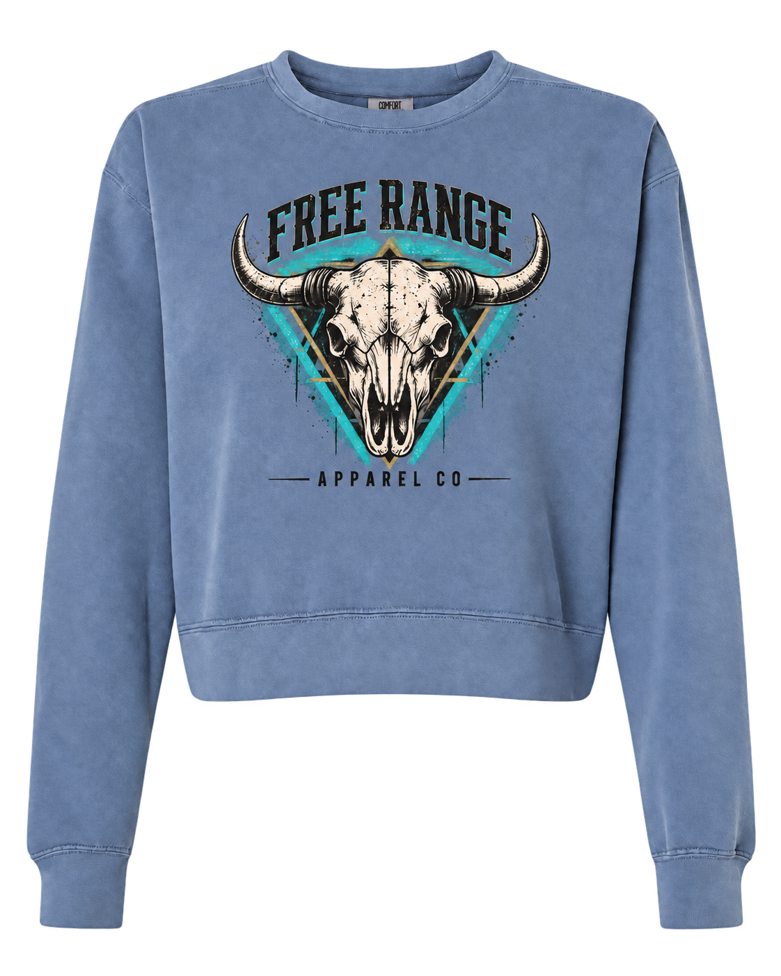 Free Range crewneck in Denim