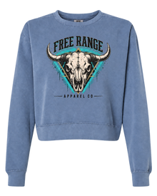 Free Range crewneck in Denim